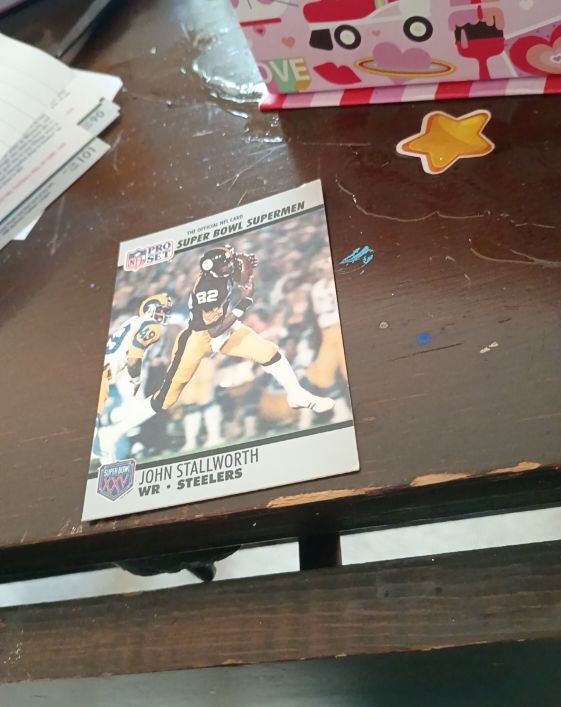 1990 Pro Set Super Bowl Supermen #51 John Stallworth — front
