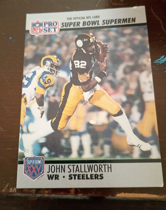 1990 Pro Set Super Bowl XXV #51 John Stallworth — front