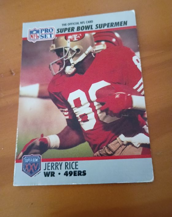 1990 Pro Set Super Bowl XXV #48 Jerry Rice — front