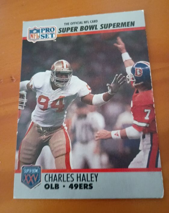 1990 Pro Set Super Bowl XXV #95 Charles Haley — front