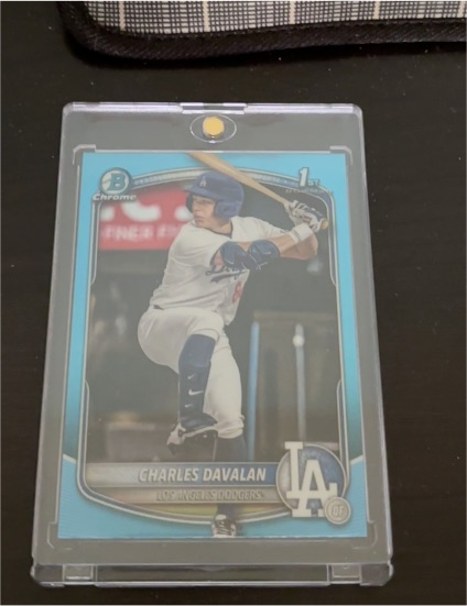 2025 Bowman Chrome #BDC-96 Charles Davalan — front