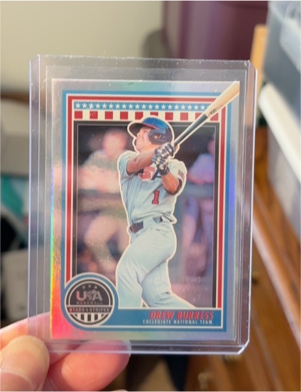 2025 Panini Stars and Stripes #74 Drew Burress — front