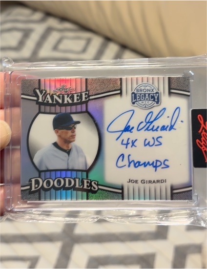 2025 Leaf Bronx Legacy Yankee Doodles #Yankee Doodles Joe Girardi — front