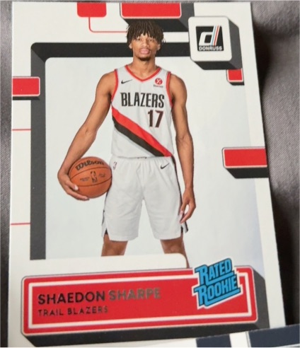 2022-23 Panini Donruss #207 Shaedon Sharpe — front