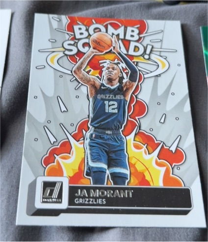 2022-23 Panini Donruss #2 Ja Morant Bomb Squad Memphis Grizzlies — front