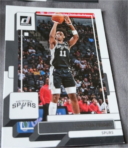 2022-23 Donruss #171 Joshua Primo San Antonio Spurs — front