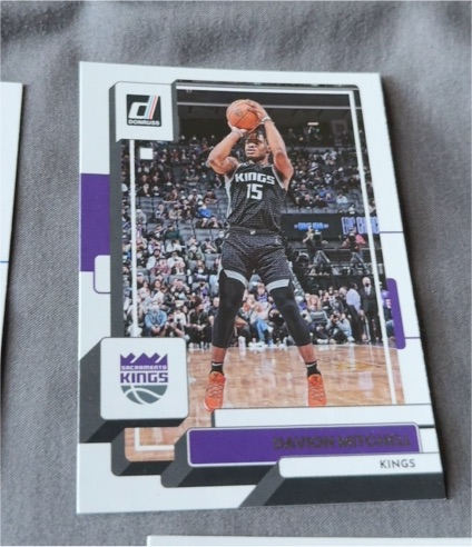 2022-23 Panini Donruss #142 Davion Mitchell Sacramento Kings — front