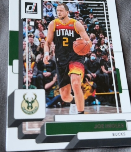 2022-23 Panini Donruss #198 Joe Ingles Milwaukee Bucks — front