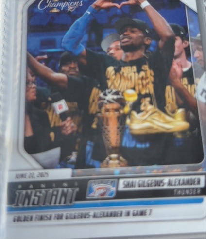 2024-25 Panini Instant NBA Champions #25 Shai Gilgeous-Alexander — front