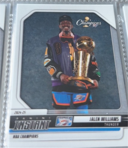 2024-25 Panini Instant NBA Champions #6 Jalen Williams — front