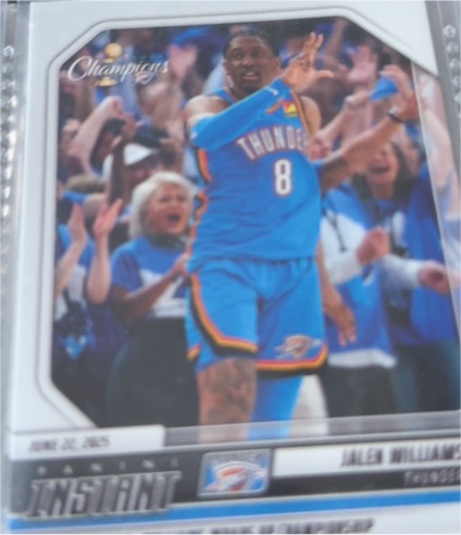 2024-25 Panini Instant NBA Champions #26 Jalen Williams — front