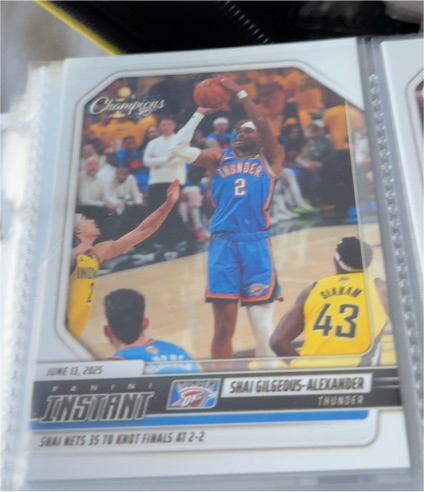 2024-25 Panini Instant Champions #22 Shai Gilgeous-Alexander — front