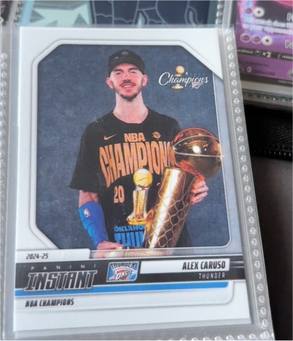 2024-25 Panini Instant NBA Champions #10 Alex Caruso — front