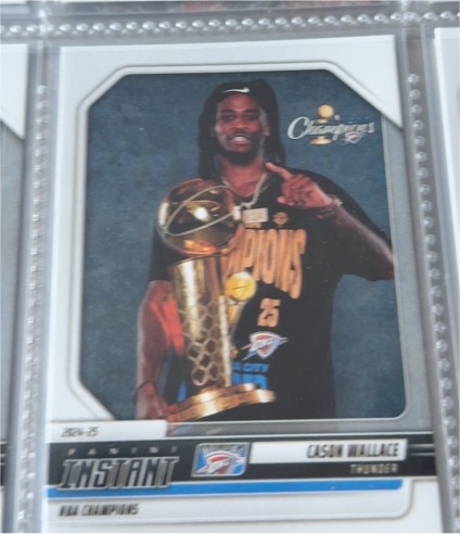 2024-25 Panini Instant NBA Champions #11 Cason Wallace — front