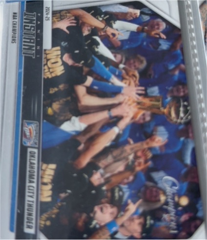 2025 Panini Instant NBA Champions #639 Oklahoma City Thunder — front
