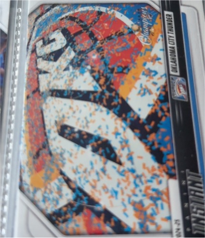 2024-25 Panini Instant NBA Champions #28 Oklahoma City Thunder — front