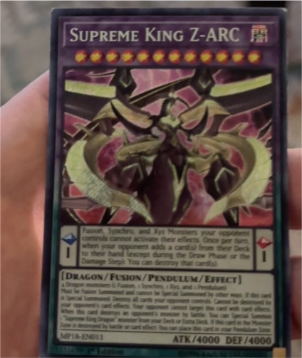 2018 Yu-Gi-Oh! MP18-EN011 Supreme King Z-ARC — front