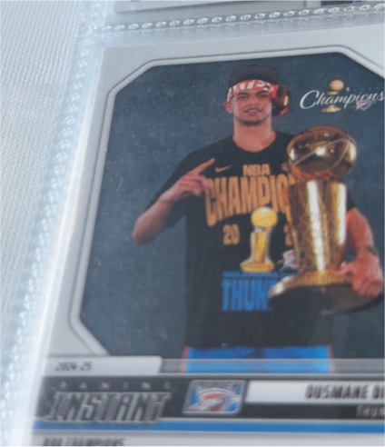 2024-25 Panini Instant NBA Champions Trophy #15 Ousmane Dieng — front