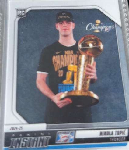 2024-25 Panini Instant NBA Champions #19 Nikola Topić — front