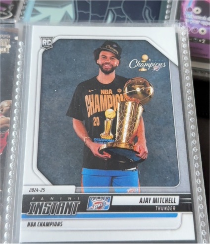2024-25 Panini Instant NBA Champions #16 Ajay Mitchell — front