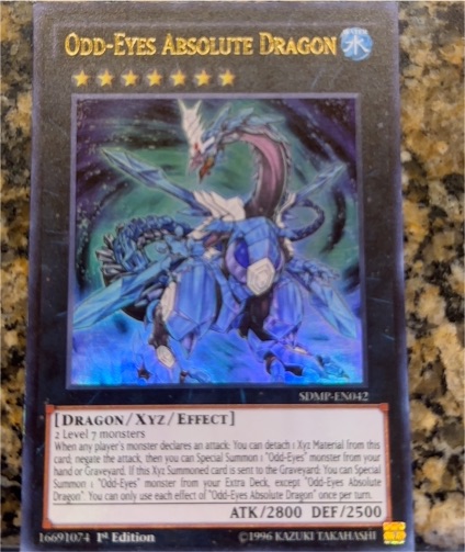 Yu-Gi-Oh! SDMP-EN042 Odd-Eyes Absolute Dragon — front