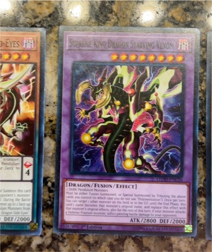 Yu-Gi-Oh! 2017 LEDD-ENC26 Supreme King Dragon Starving Venom — front