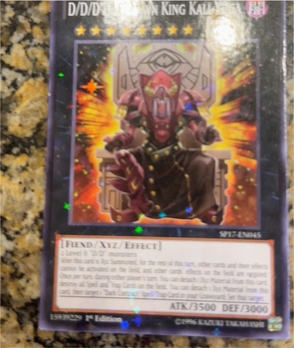 2020 Yu-Gi-Oh! SP17-EN045 D/D/D Duo-Dawn King Kali Yuga — front