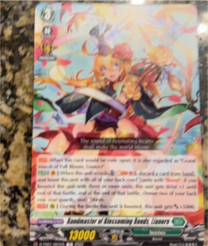 Cardfight!! Vanguard DZ-BT11/013EN Bandmaster of Blooming Dreams, Lianorn Traumend — front