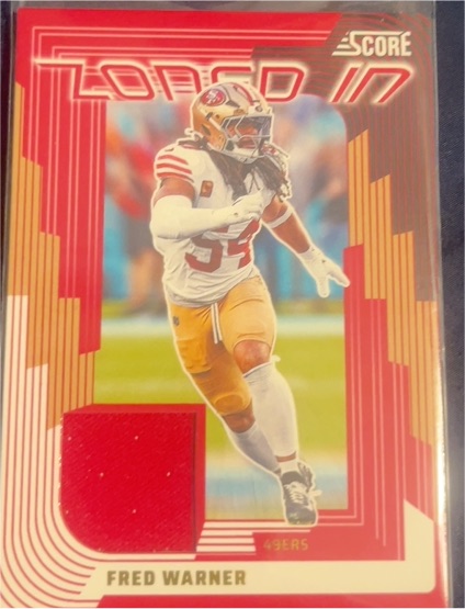 2025 Panini Score #ZON-FWR Fred Warner — front