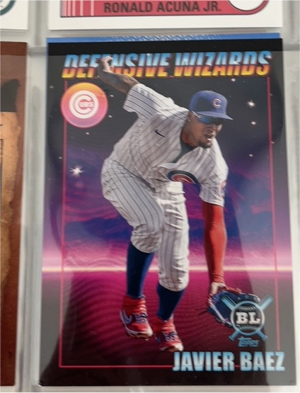 2021 Topps Big League #DW-2 Javier Baez Defensive Wizards — front