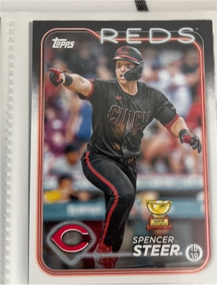 2024 Topps Series 2 #485 Spencer Steer — front