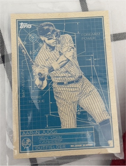 2024 Topps Series 1 #SB-1 Aaron Judge Superstar Blueprint — front