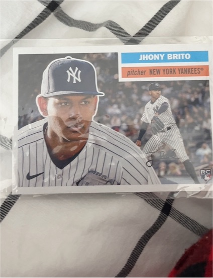 2023 Topps Archives #8 Jhony Brito Rookie Card New York Yankees — front