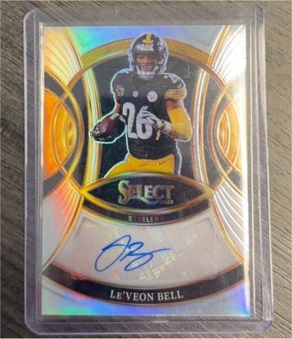 2025 Panini Select Signatures #SP-LBL Le'Veon Bell — front