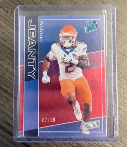 2025 Panini The National #RR2 Ashton Jeanty Rated Rookie — front