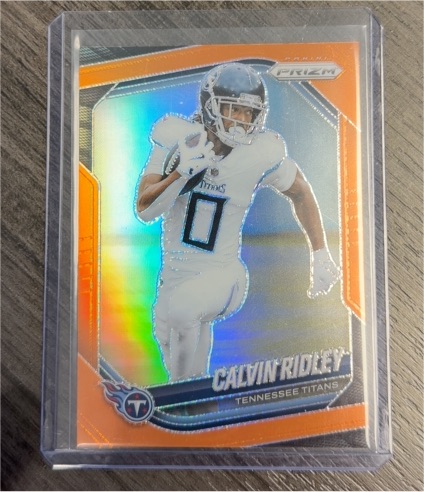 2024 Panini Prizm #280 Calvin Ridley Orange Prizm Tennessee Titans — front