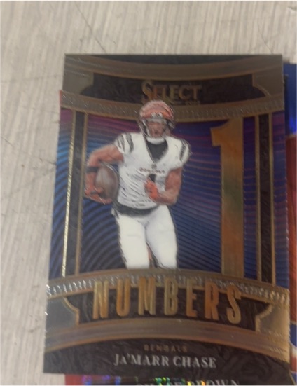 2025 Panini Select Numbers #3 Ja'Marr Chase — front