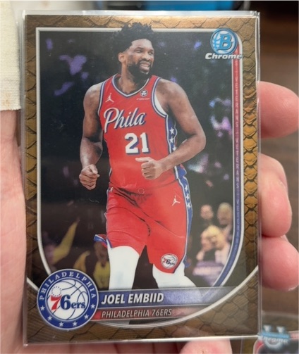 2025-26 Topps Bowman Chrome #BCV-67 Joel Embiid — front