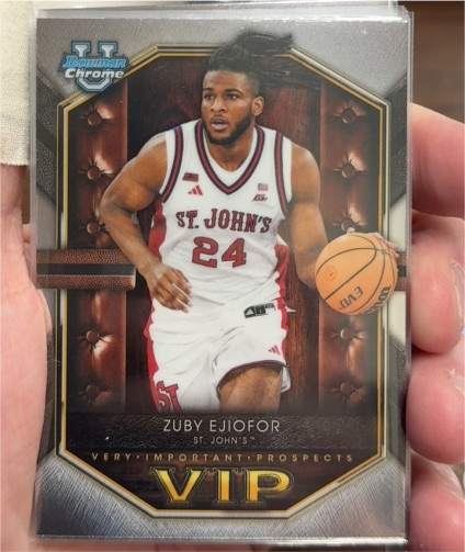 2025-26 Bowman Chrome VIP #VIP-24 Zuby Ejiofor — front