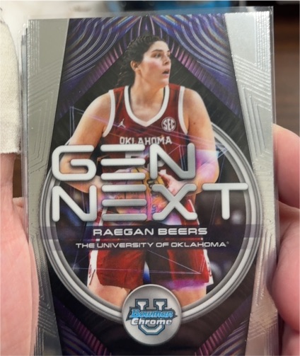 2025-26 Bowman Chrome Gen Next #GN-7 Raegan Beers — front