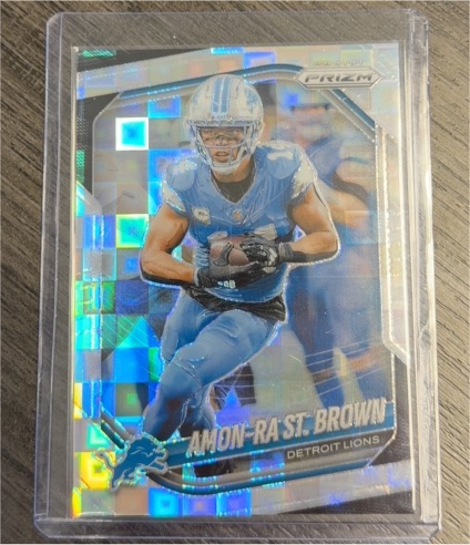 2025 Panini Prizm #187 Amon-Ra St. Brown — front