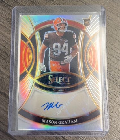 2025 Panini Select Rookie Signatures #RSI-MGM Mason Graham — front