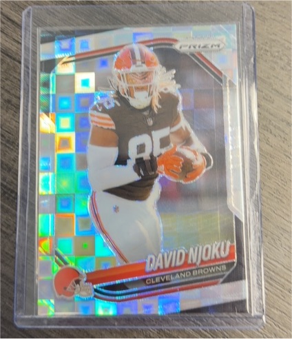 2025 Panini Prizm #155 David Njoku — front