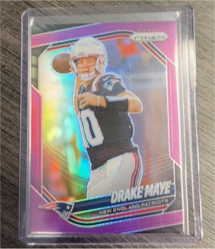 2025 Panini Prizm #165 Drake Maye — front