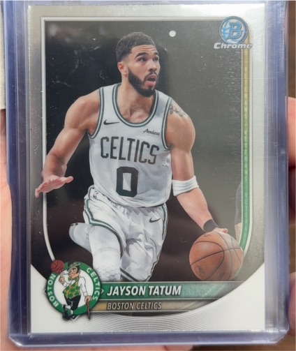 2025-26 Bowman Chrome #BCV-56 Jayson Tatum — front