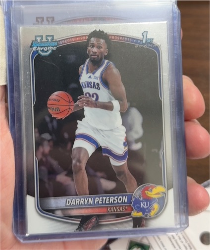 2025 Bowman Chrome #BCP-2 Darryn Peterson — front