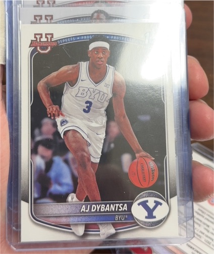 2025 Bowman U #BPP-1 AJ Dybantsa — front