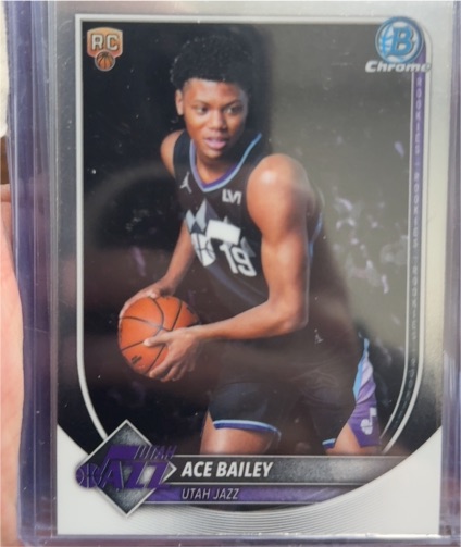 2025-26 Bowman Chrome #BCV-5 Ace Bailey — front