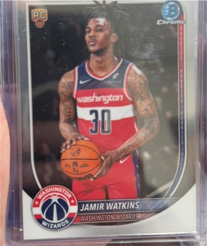 2025-26 Bowman Chrome #BCV-44 Jamir Watkins — front