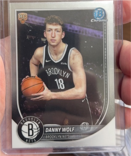 2025-26 Topps Bowman Chrome #277 Danny Wolf — front